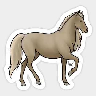 Horse - Paso Fino - Palomino Sticker